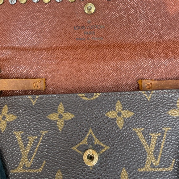 Louis Vuitton Brown Monogram Fringe Crossbody with Turquoise Studs - Picture 12 of 14
